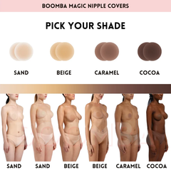 Boomba Magic Nipple Covers - Caramel