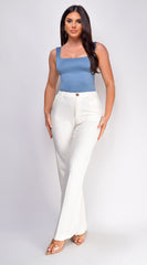 Aliyah Square Neck Top - Blue