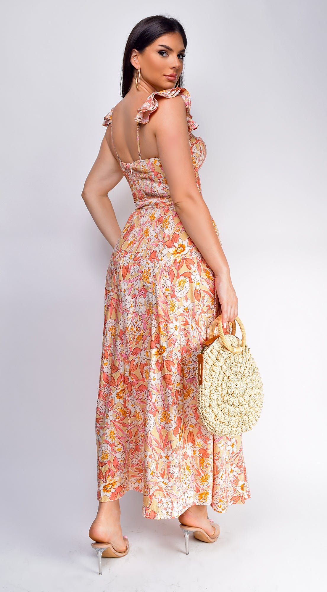 Summer Midi Dress - Orange