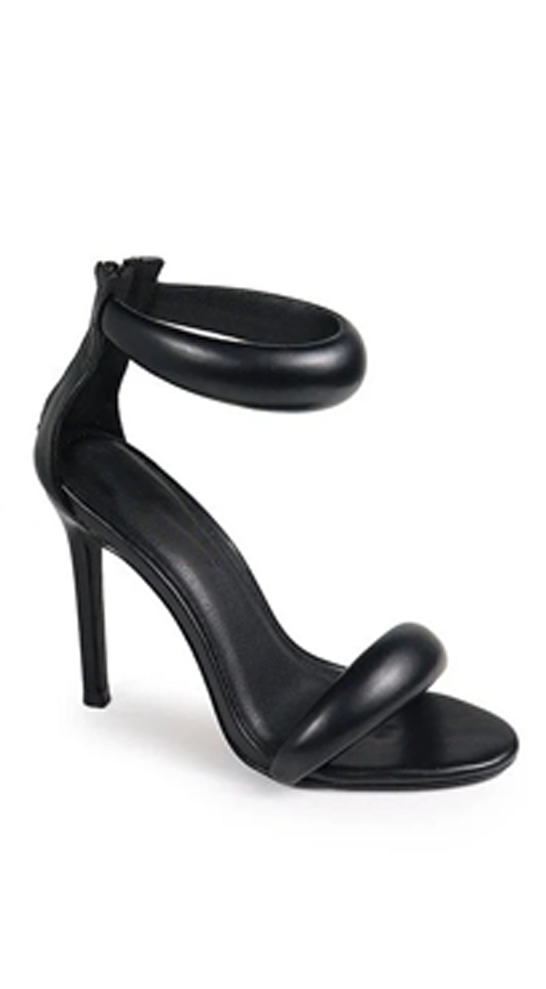 Emaila Ankle Strap High Heel - Black