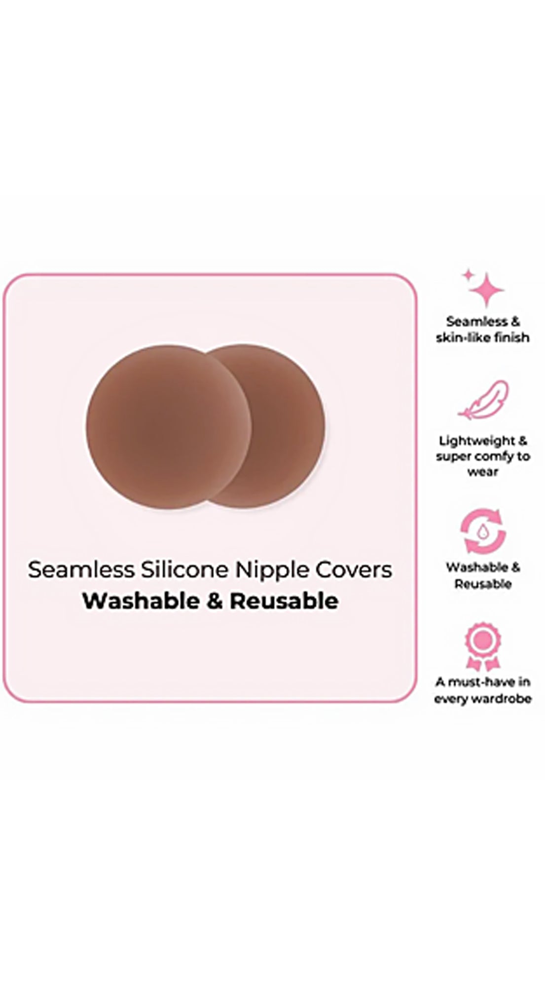 Boomba Magic Nipple Covers - Caramel