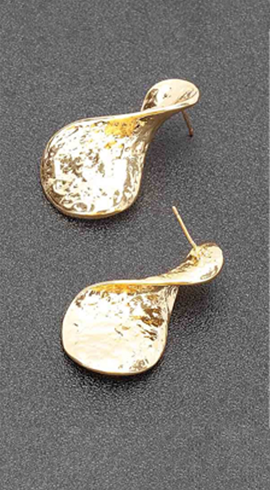 Jia Gold Plated Metal Earring - Gold