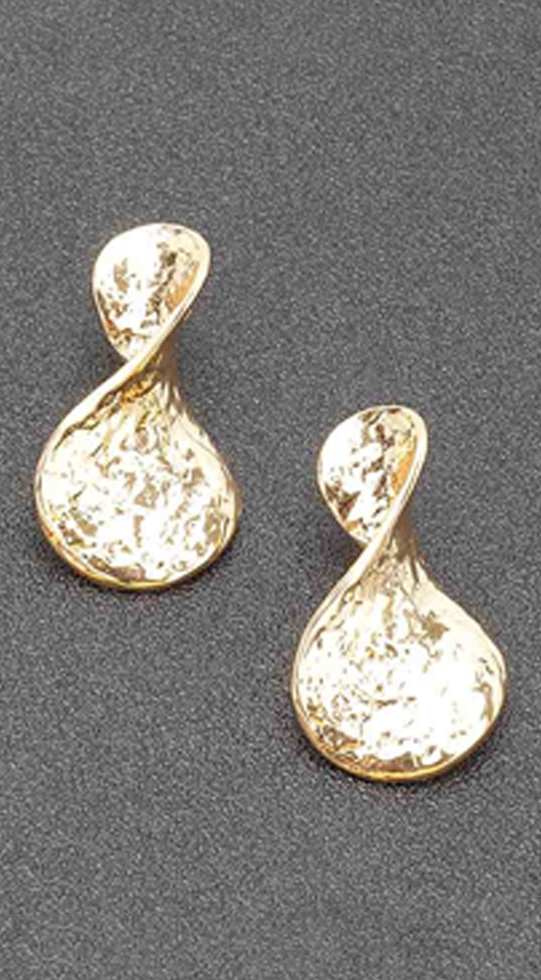 Jia Gold Plated Metal Earring - Gold