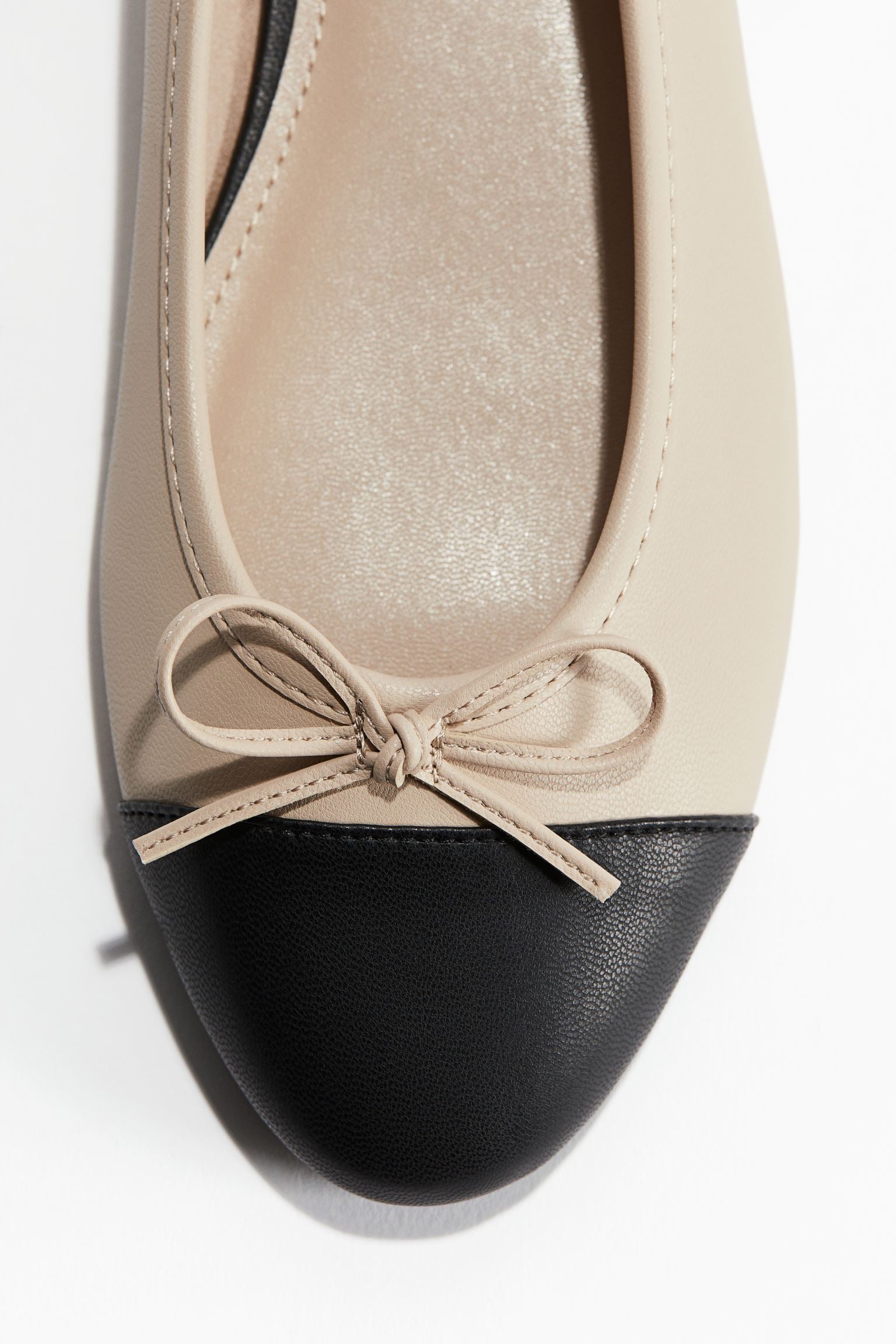 Bella Black Nude Ballet Flat