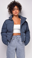 Kimia Slate Blue Puffer Jacket